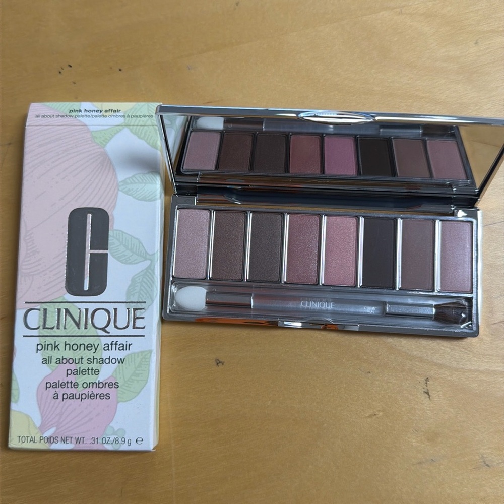 Nwb Clinique Pink Honey Affair All About Shadow Palette